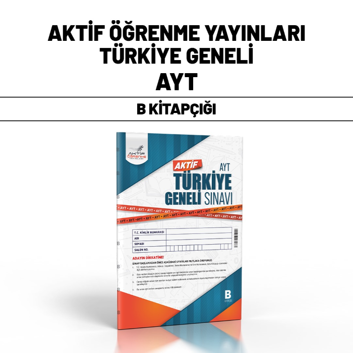 AKTİF YAYIN YKS AYT TÜRKİYE GENELİ SNV B - 25-26